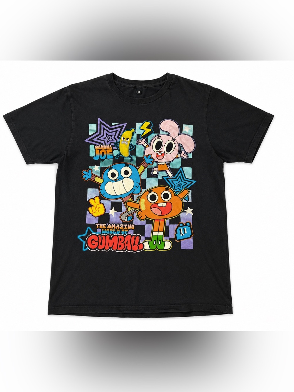 Amazing World of Gumball Graphic Tee Black Medium Cartoon Network Hot Topic